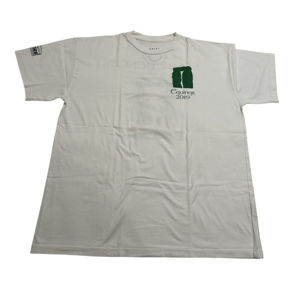 Aries x Jeremy Deller Built by Immigrants T-Shirt in White